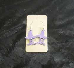 Mauve Witch Earrings