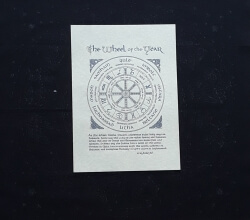 The Wheel of the Year, A4 Poster