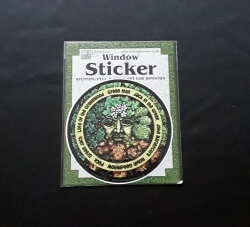 Window Sticker, Pagan, Green Jack