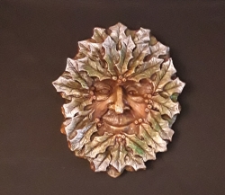 Green Man Wall Plaque Very Large