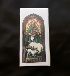 Goddess Brigid,  Imbolc Greetings Card