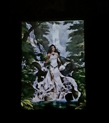 Waterfalls Goddess Greetings Card