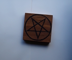 Thick Pentacle Altar Tile