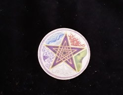 Pentacle of Elements, Altar Tile, Small