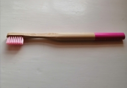 Bamboo Toothbrush, Pink