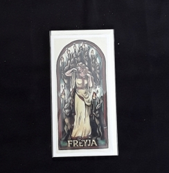 Goddess Freyja Greetings Card