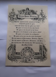 Wiccan House Blessing Poster