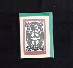 Venus Earth Goddess Greetings Card