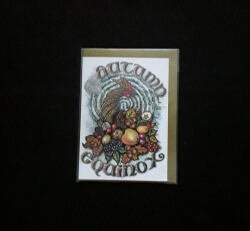 Autumn Equinox Greetings Card 