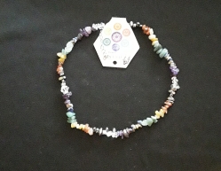 Chakra Crystal Chips Necklace