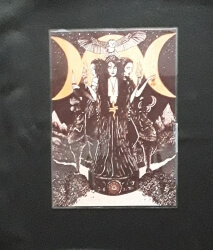 Goddess Hecate, A4 Laminated Print 