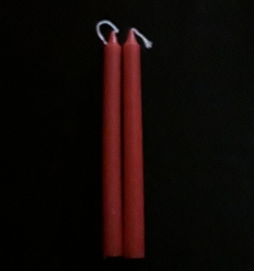 Red Altar Candles, set of 2