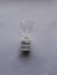 Blessed Imbolc Candle with Charm
