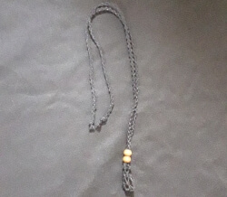 Black Crystal Cage Necklace