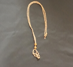 Brown Crystal Cage Necklace