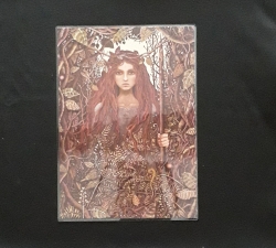 Woodland Witch, A4 Laminated Print 