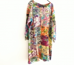 Muted Patchwork Embroidered Dress, Fair Trade