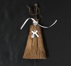 Altar Besom, White