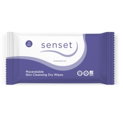 Vernacare Senset Maceratable Dry Wipes 1x75