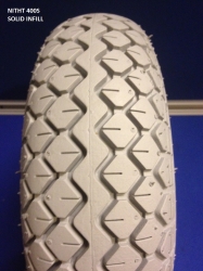 Pair of Solid Infill Tyre 4.00 - 5