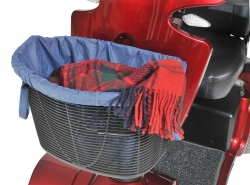 Scooter basket liner and cover