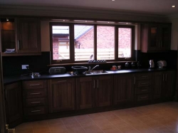 This is an example of the kitchens I fitted into my bungalows at The Old Bakery site in Gretna 