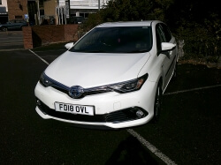 2018 FD18OVL TOYOTA AURIS 1.8 EXCEL HYBRID AUTOMATIC 5 DOOR