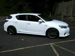 2013 MF63DRO LEXUS CT200h 1.8 F-SPORT 5 DOOR HYBRID AUTOMATIC