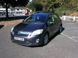 2012 RK62UZB AURIS 1.8 T4 HYBRID AUTOMATIC 5 DOOR