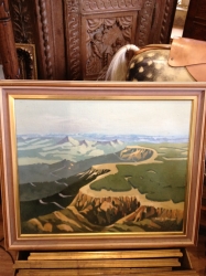 Oil on board of the Transvaal by Ruth Pilkington