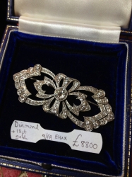 Antique diamond brooch