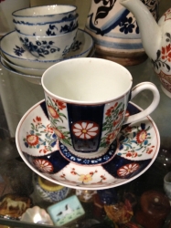 Worcester coffee cup and saucer