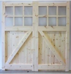 Timber garage doors