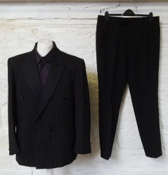 Mens Vintage Varteks Evening Dinner 2pcs Suit Double Breasted (023)
