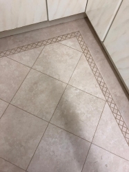 knight tile linten stone with Canterbury boarder