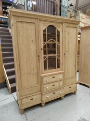 Totally stunning wardrobe with bombe fronted drawers SOLD