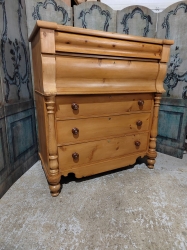 Huge Scotch Victorian pine chest of drawers