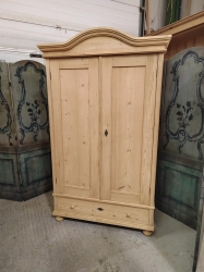 Cute arch topped old pine Dutch wardrobe SOLD