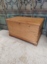 Fully restored Victorian pine blanket box SOLD