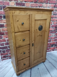 Antique pine Dutch food  / linen cupboard SOLD