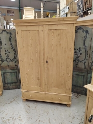 Very clean 2 door antique pine dutch wardrobe SOLD