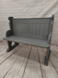 Small old painted pew in Skree SOLD