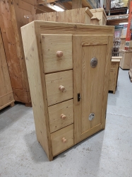 Dutch cupboard with door and drawers