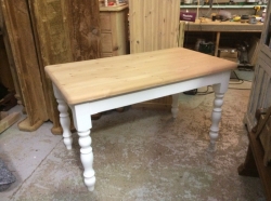 Farmhouse Table with painted legs