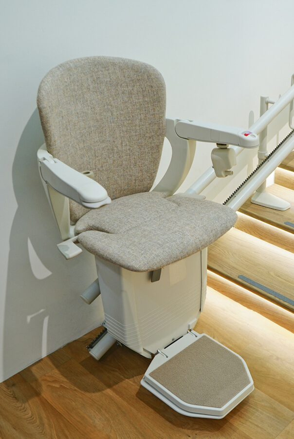 Automatic stair lift in the home